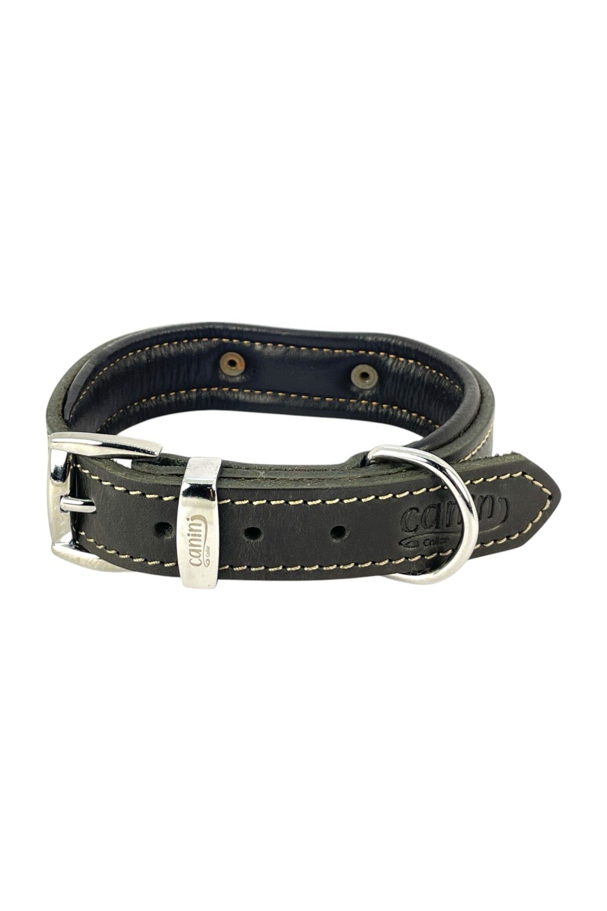 Canini Collar Kişiselleştirilmiş Hakiki Mat Deri Köpek Tasması, Yumuşak Deri Alt Kısım, Ekstra Dayanıklı & Sağlam