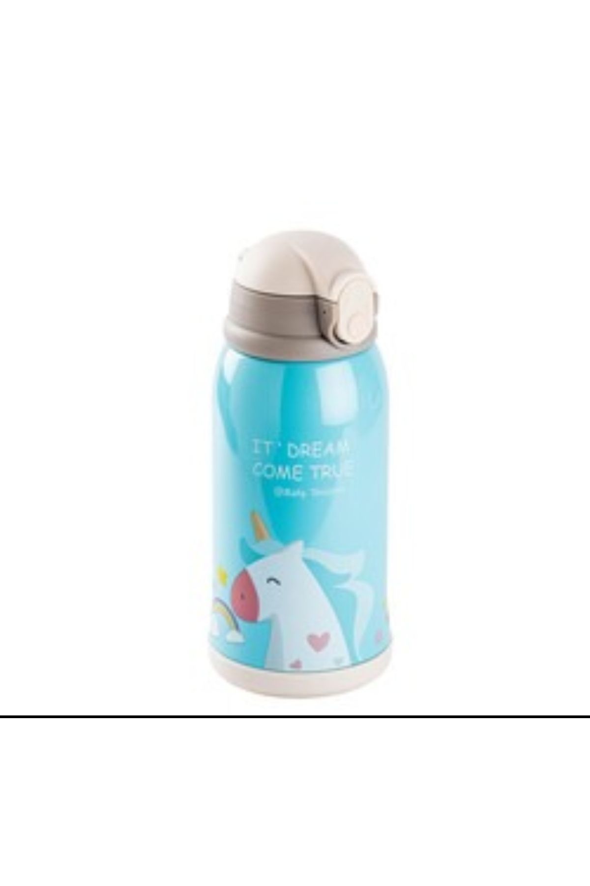 Tantitoni KAKE MAVİ UNICORN DESENLİ ÇOCUK TERMOSU 600ML