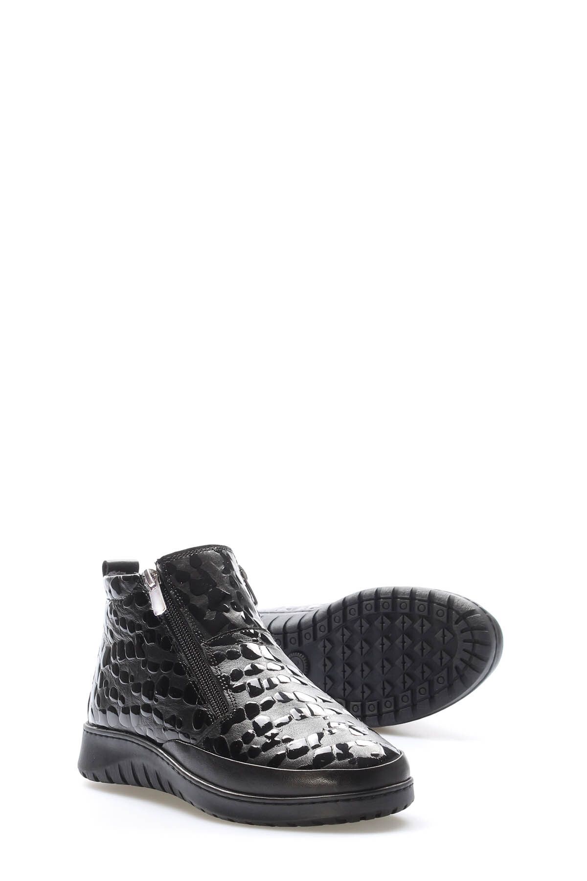 FAST STEP-Cizme de damă din piele naturală cu toc scurt 972SZA7560 3