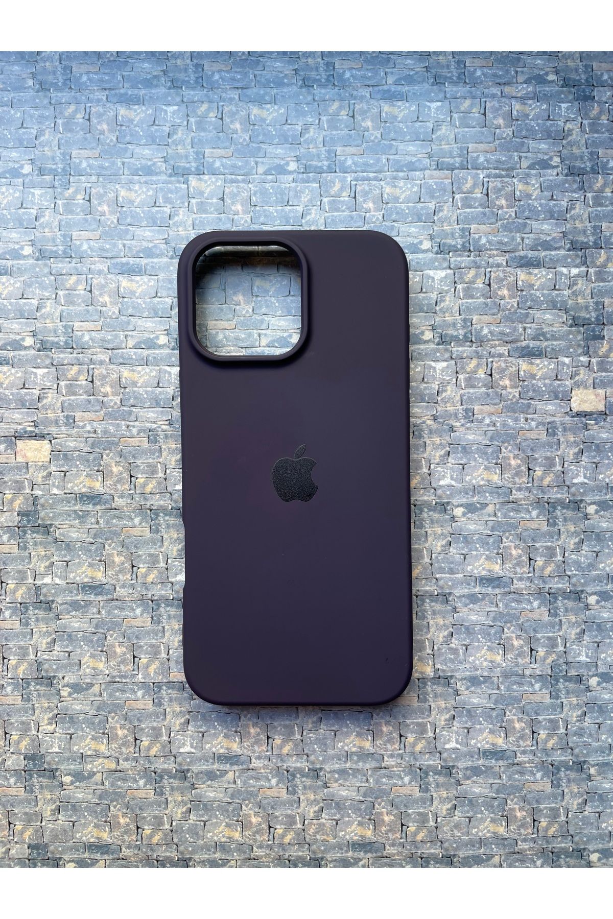 BCNCASE İphone14Pro Logolu Telefon Kılıfı Yumuşak Silikon Kauçuk İçi Kadife Ince Kılıf ÇizilmezDayanıklı