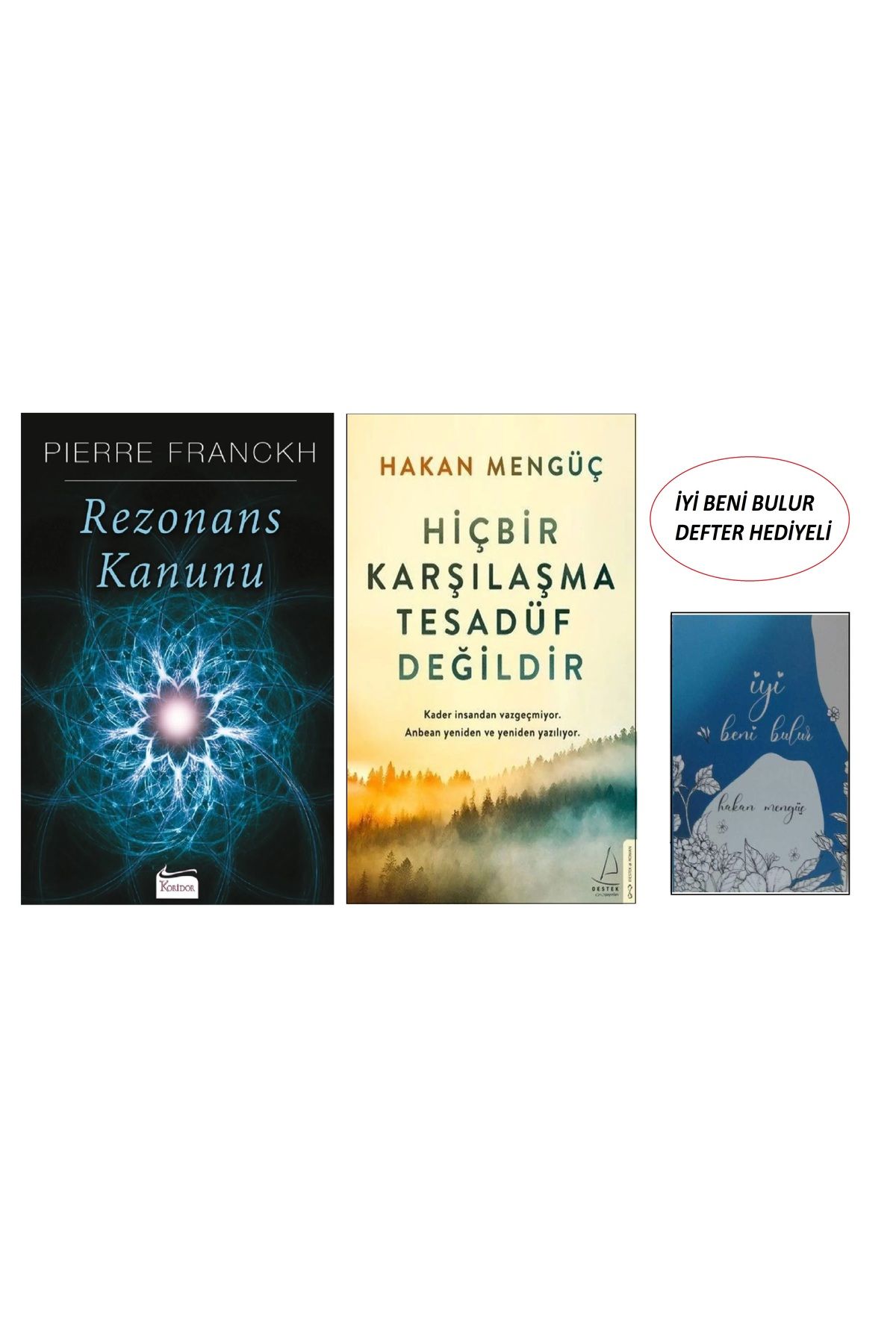Koridor Yayıncılık REZONANS KANUNU & HİÇBİR KARŞILAŞMA TESADÜF DEĞİLDİR(DEFTER HEDİYELİ) NAR KİTAP & HEDİYE
