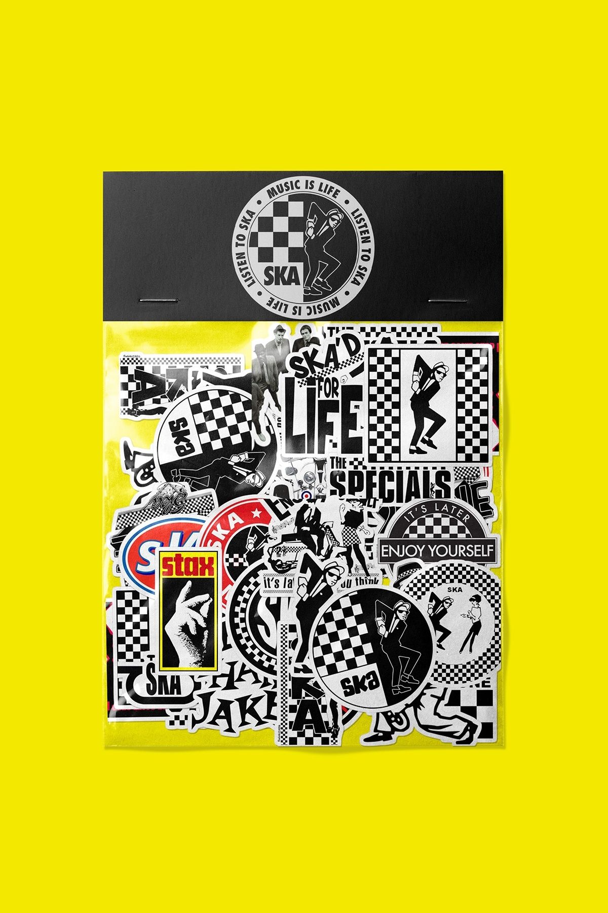 dadi ramba Ska Music Sticker paketi -Bullet Journal- Ajanda -Laptop Etiket Çıkartma
