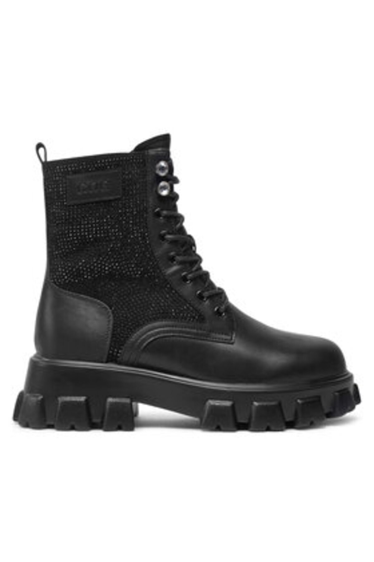 GOE-ghete de damă până la gleznă OO2N4106 negre 2