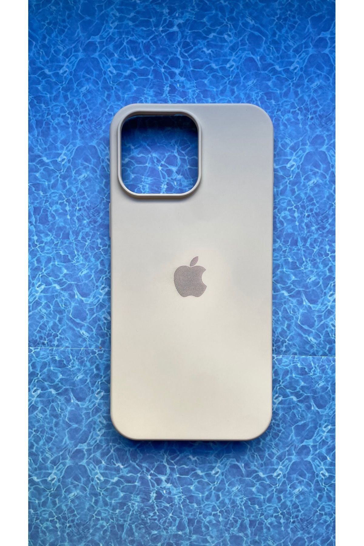 BCNCASE IPHONE 13-14 LOGOLU İLE UYUMLU LANSMAN SİLİKON İÇİ KADİFE KAPAK KILIF