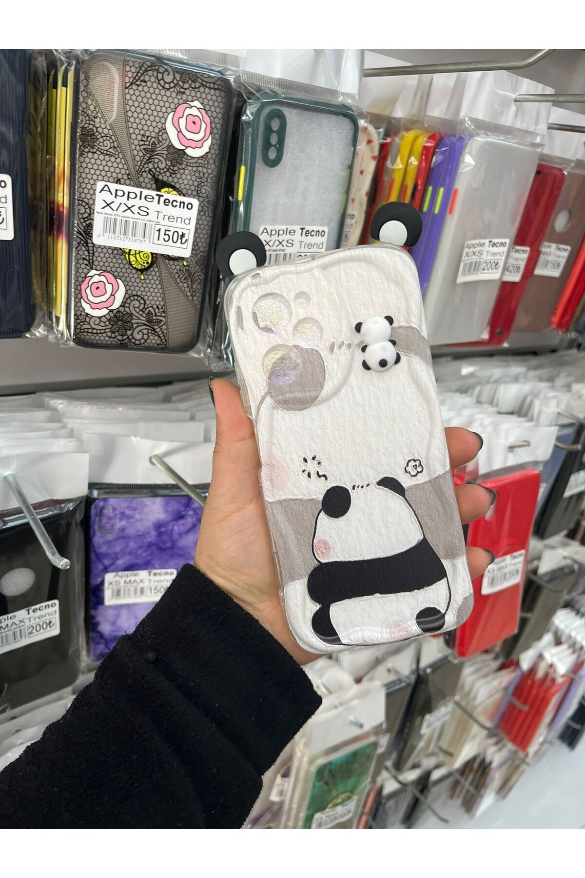 TECNOTREND Xiaomi Note 12 Pro 3d desenli kromi silikon kılıf
