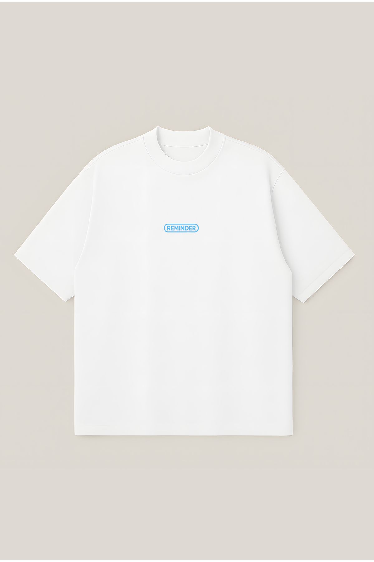 Moon Dancer Reminder Unisex Oversize Baskılı Boxy Fit Kalın Kumaşlı Tshirt