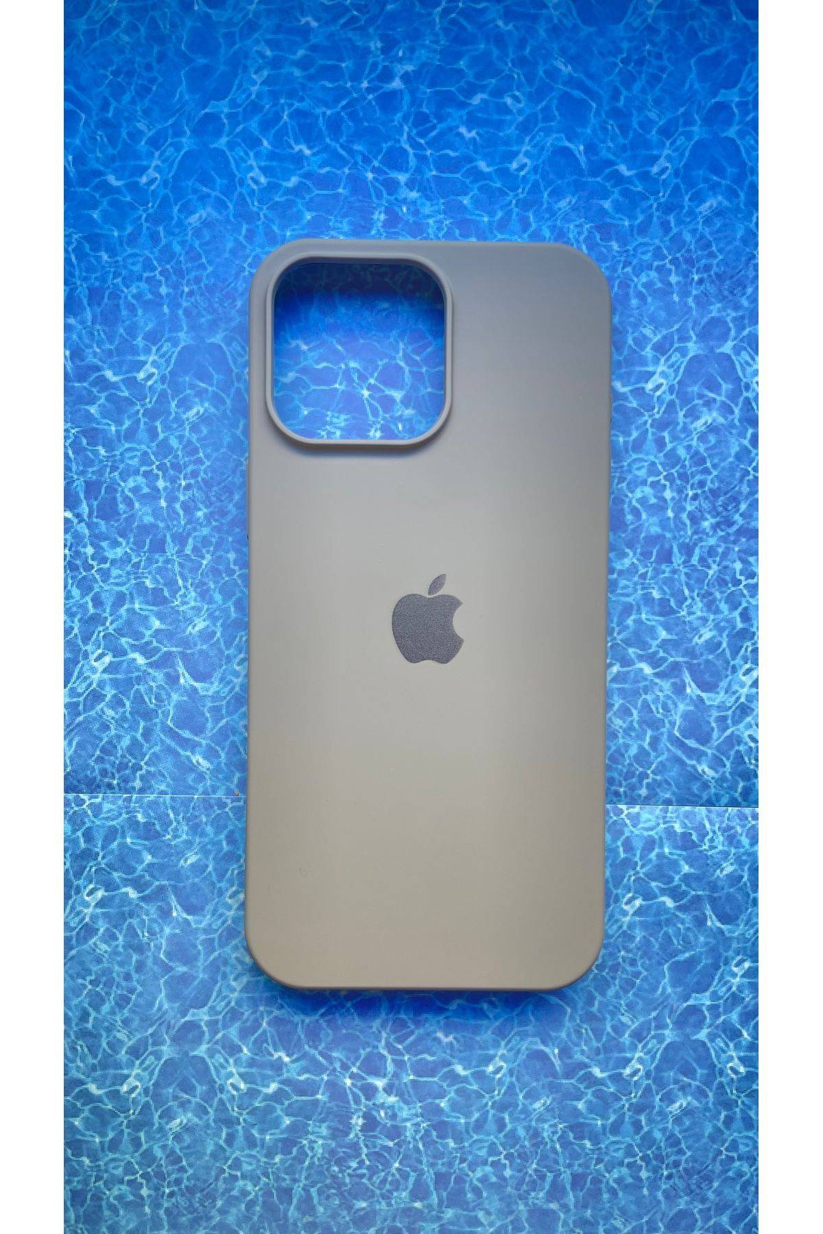 BCNCASE IPHONE 13-14 LOGOLU İLE UYUMLU LANSMAN SİLİKON İÇİ KADİFE KAPAK KILIF