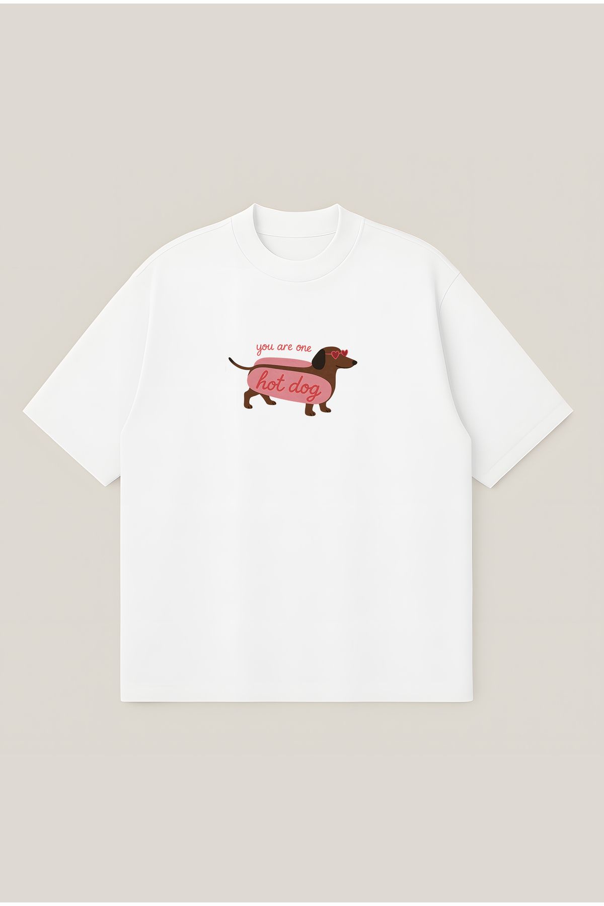 Moon Dancer Trend Unisex Oversize Baskılı Boxy Fit Kalın Kumaşlı Tshirt