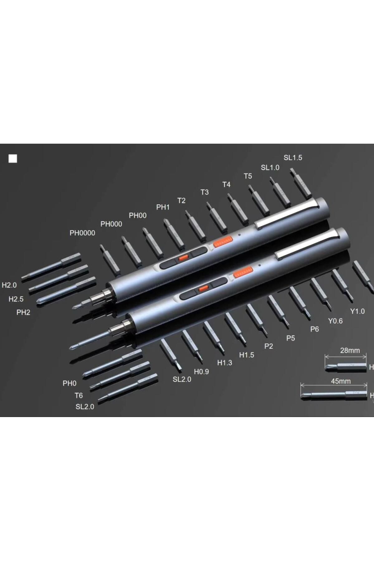 Konsol İstasyonu Creationspace Şarjlı Tornavida 26 Uçlu Set Bataryalı Wowstick Kalem Tornavida