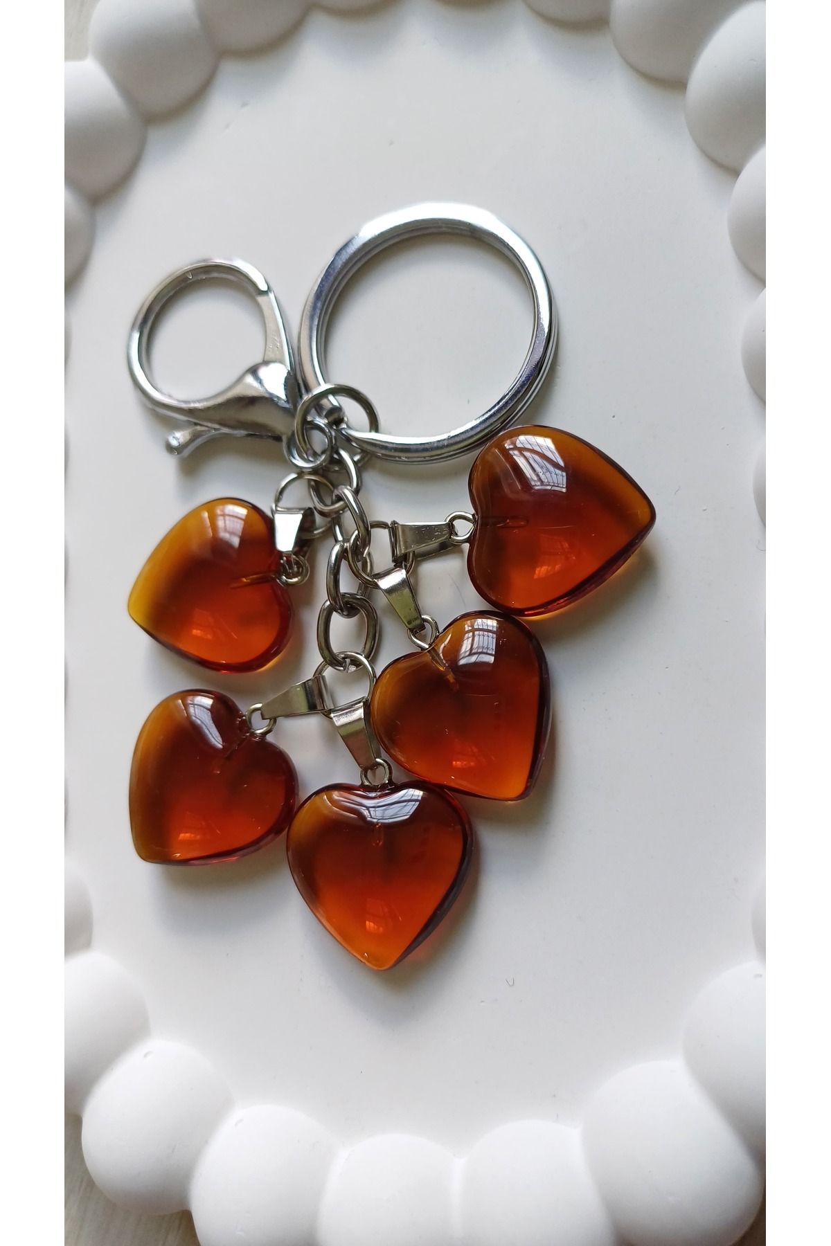 JEWELRY Doğal Taş Anahtarlık Ve Çanta Charmı