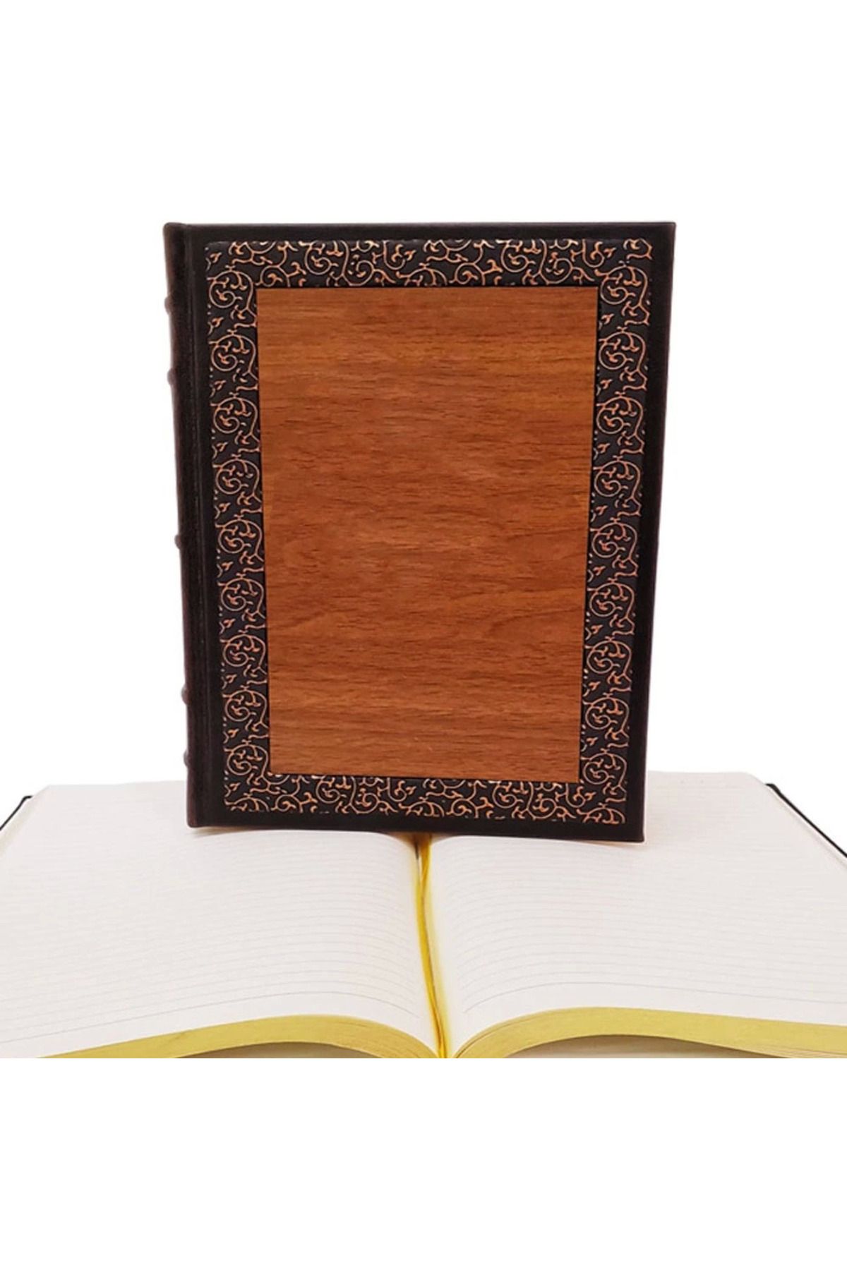 MELFSHOP Ahşap Deri Defter