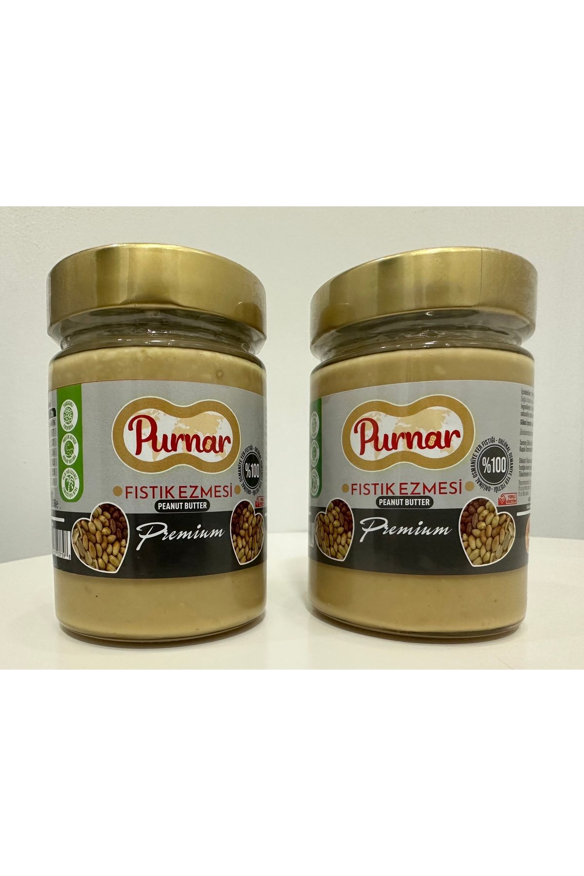 PURNAR Fıstık Ezmesi 2’li %100 Fıstık