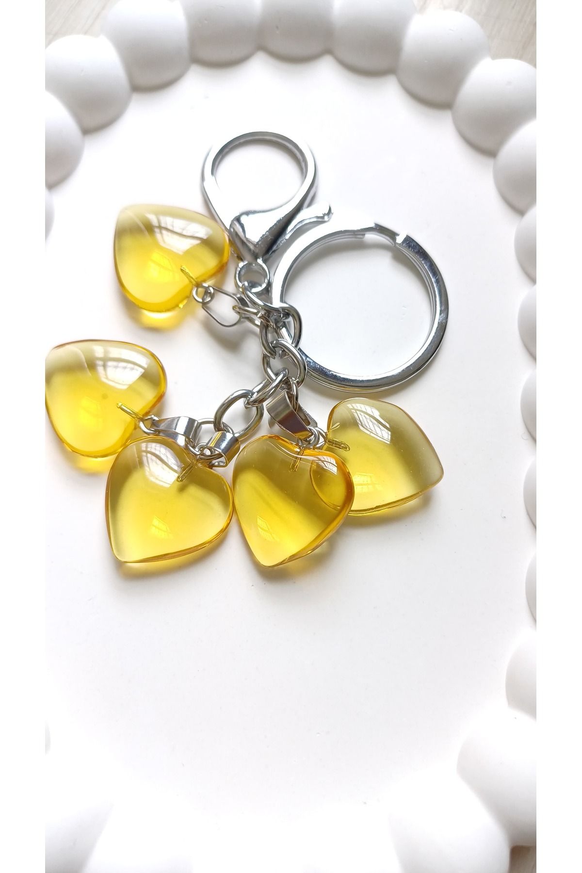 JEWELRY Doğal Taş Anahtarlık Ve Çanta Charmı