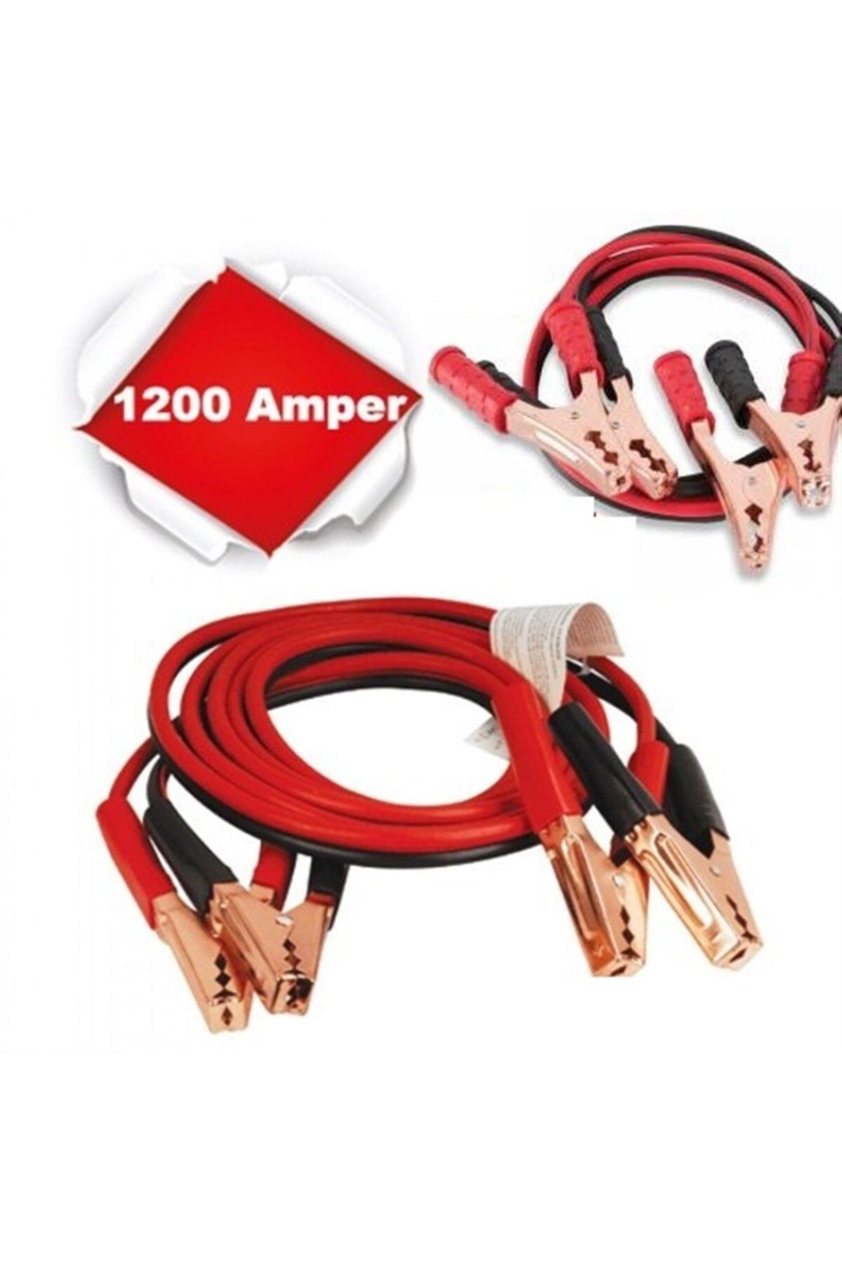 Biomak 1200 Amper Araç Akü Takviye Kablosu