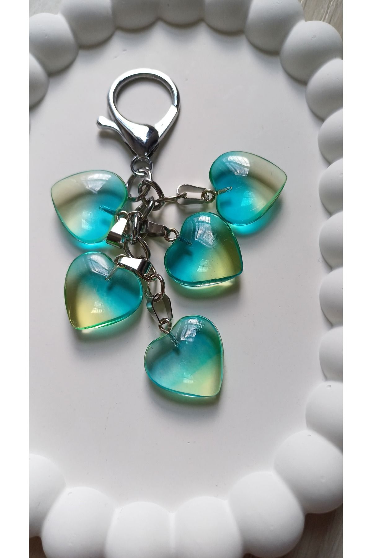 JEWELRY Doğal Taş Anahtarlık Ve Çanta Charmı