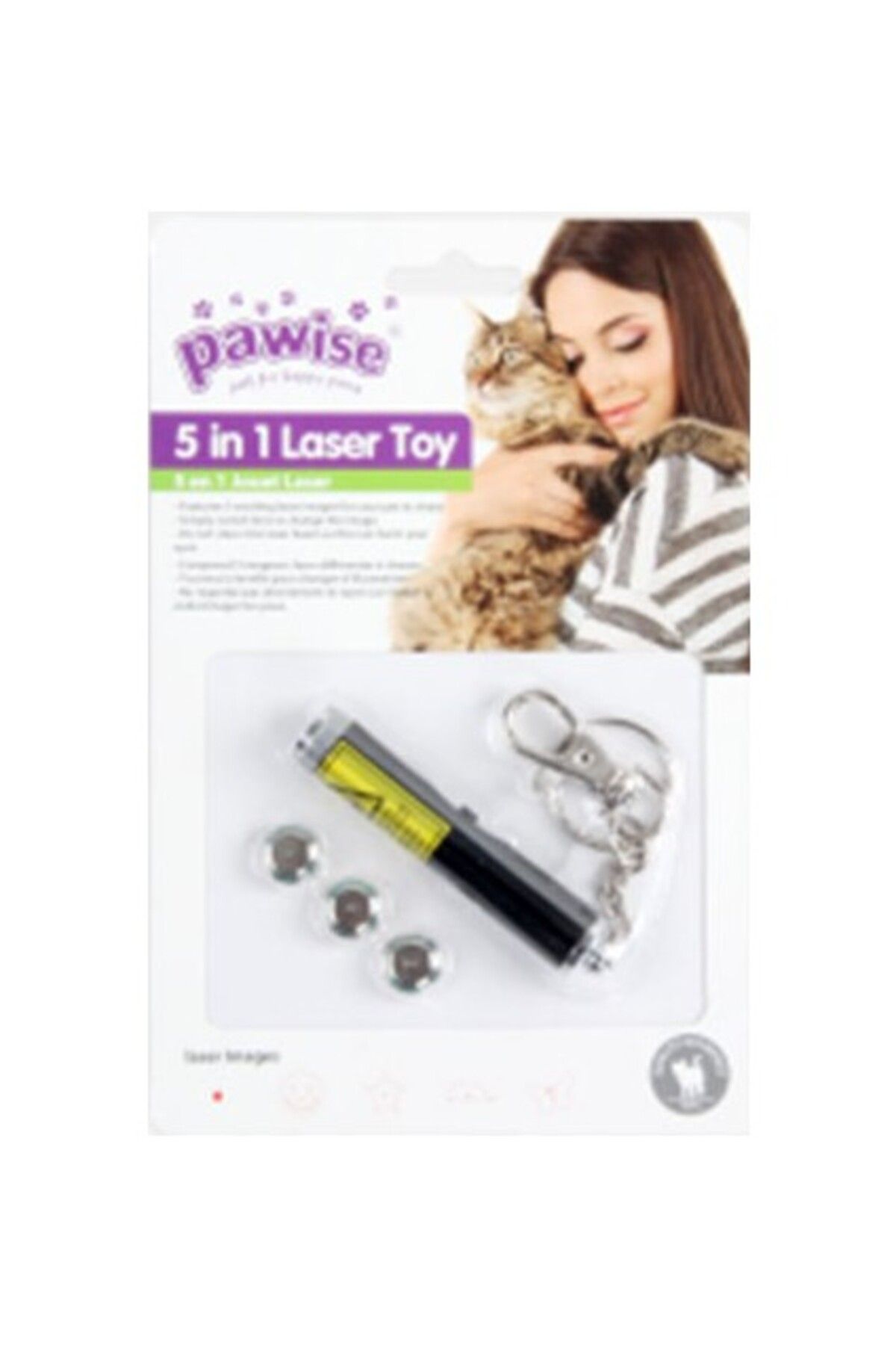Orqinel Pawise 5 In 1 Laser Toy Kedi Oyuncağı