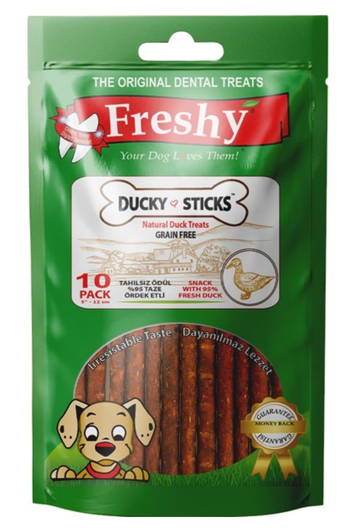 Orqinel Freshy Ducky Twists - 500G Taze Ördek Eti Çubuğu