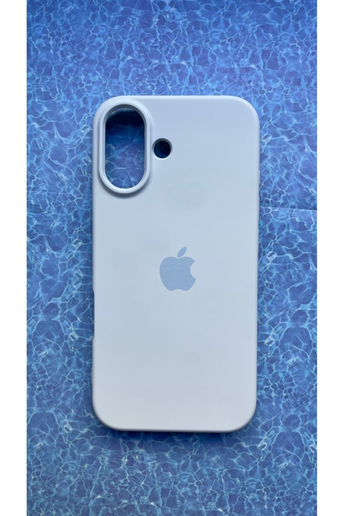 BCNCASE IPHONE 16 LOGOLU İLE UYUMLU LANSMAN SİLİKON İÇİ KADİFE KAPAK KILIF