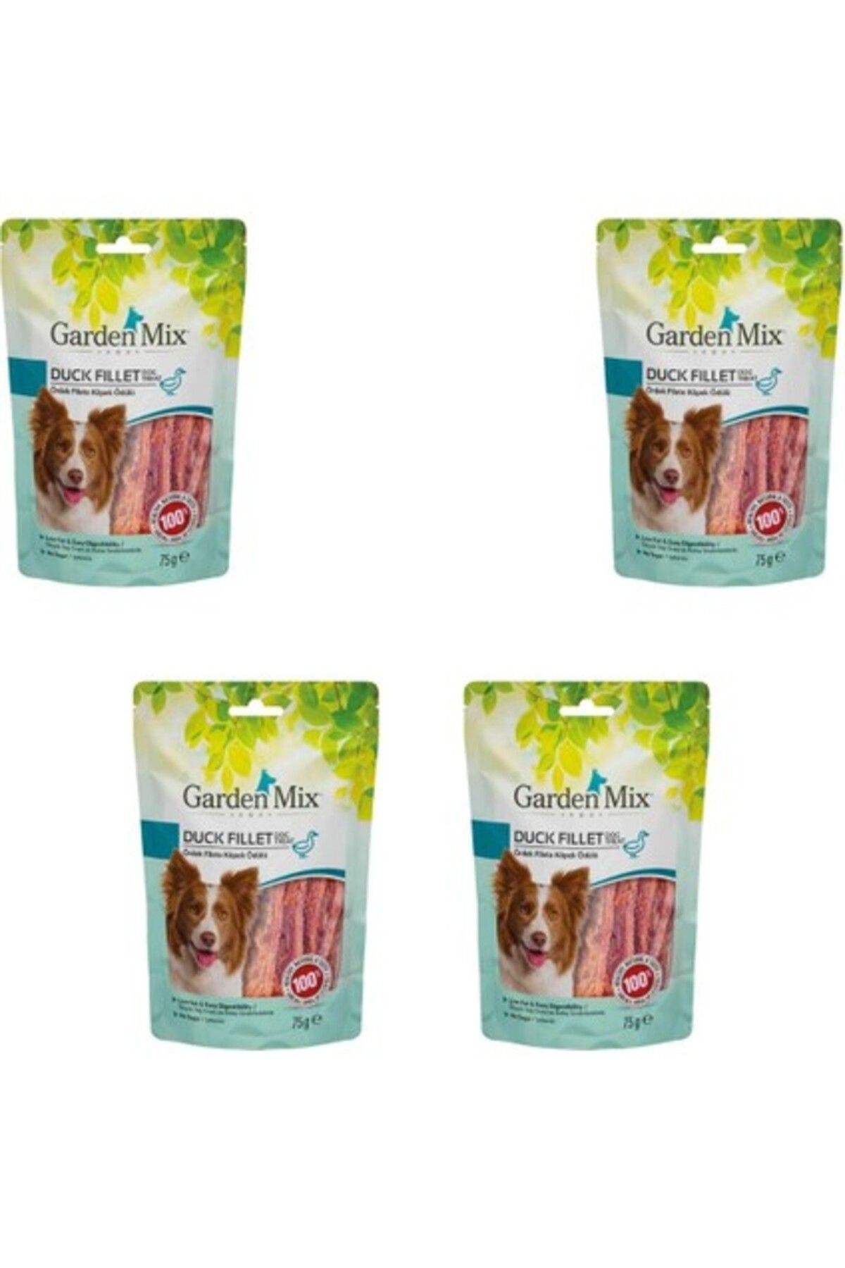 Orqinel Garden Mix Ördekli Fileto Köpek Ödül Maması 75 gr x 4 Adet