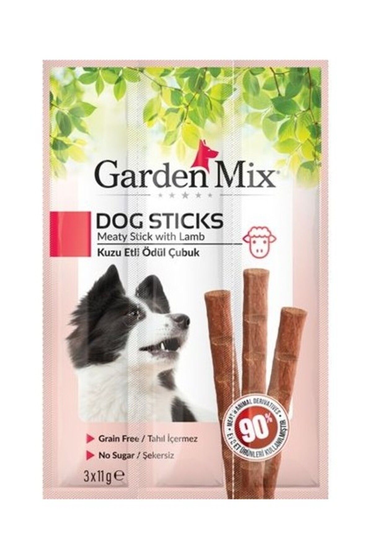 Orqinel Garden Mix Kuzu Etli Köpek Stick Ödül 3*11G