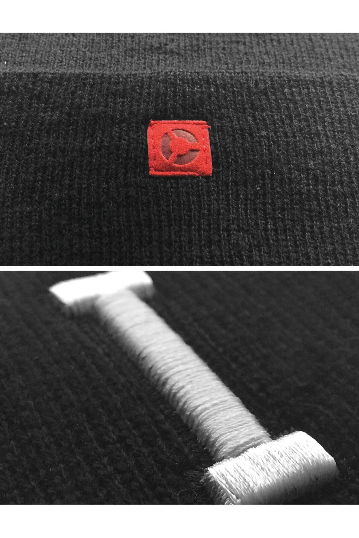 MSTRDS-Accessoires Beanie mit Buchstaben-Cuff 3