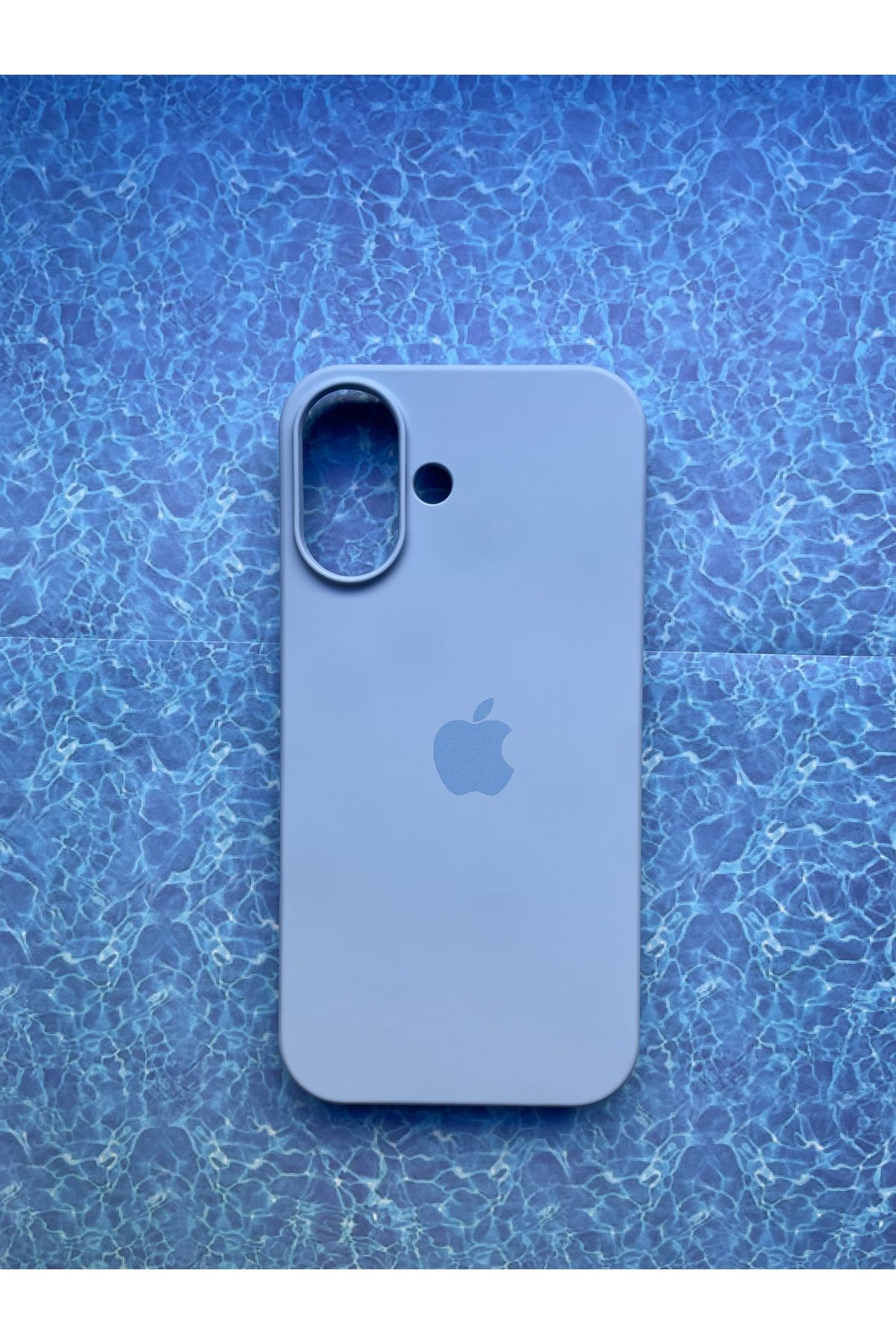 BCNCASE IPHONE 16 PLUS LOGOLU İLE UYUMLU LANSMAN SİLİKON İÇİ KADİFE KAPAK KILIF