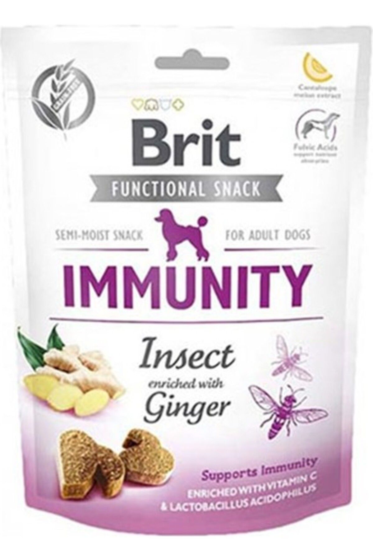 Orqinel Brit Care Immunity Zencefil ve Böcekli Köpek Ödülü 150 gr