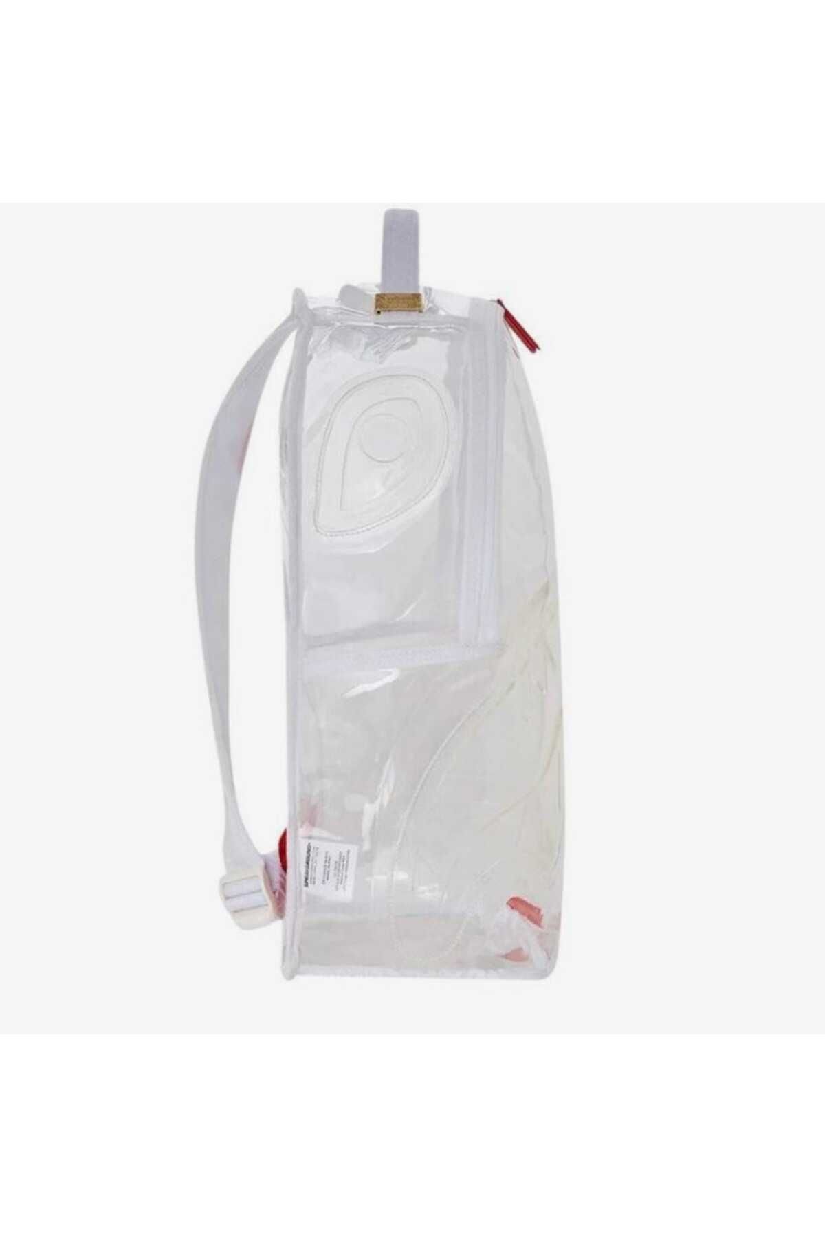 کوله پشتی سفید مردانه و زنانه کوسه را بدون DLXV پاک کنید Sprayground
