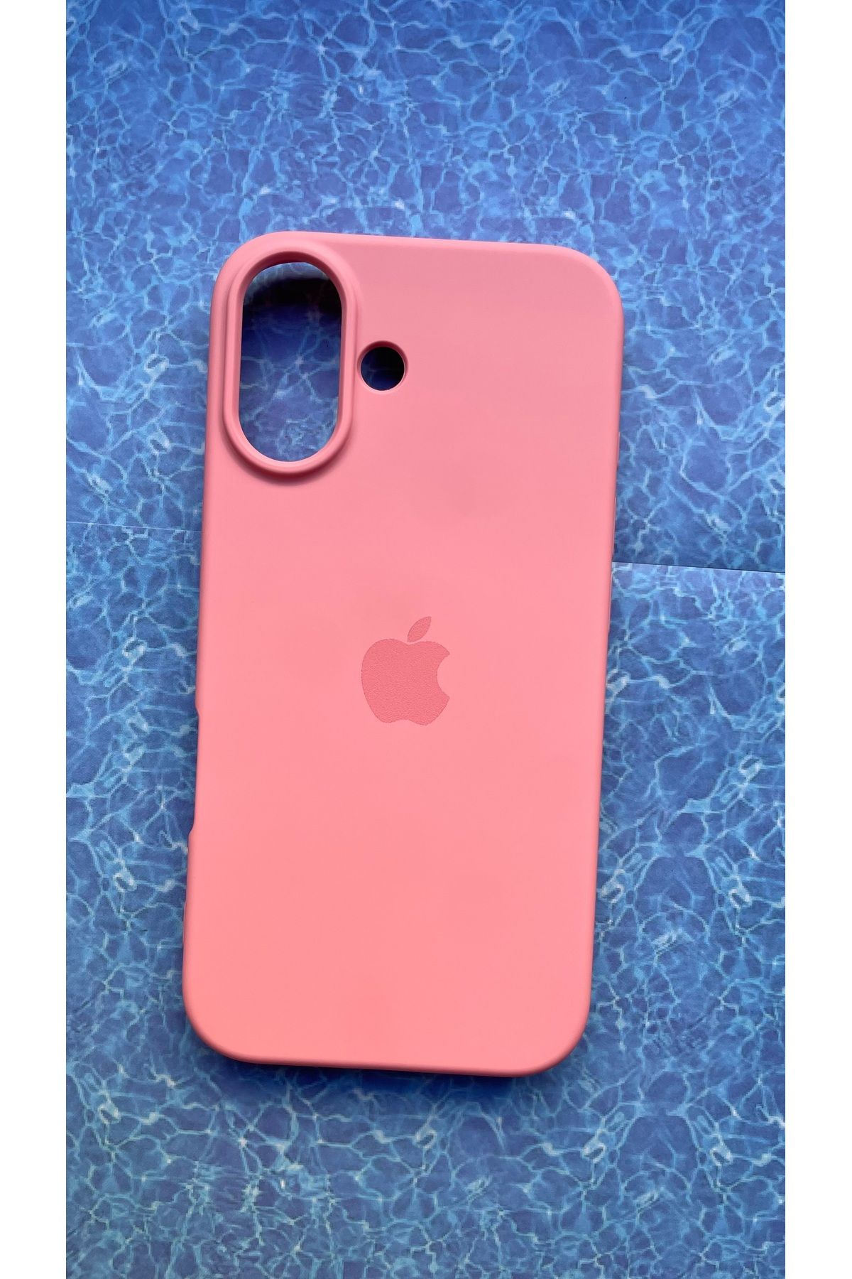 BCNCASE IPHONE 16 LOGOLU İLE UYUMLU LANSMAN SİLİKON İÇİ KADİFE KAPAK KILIF