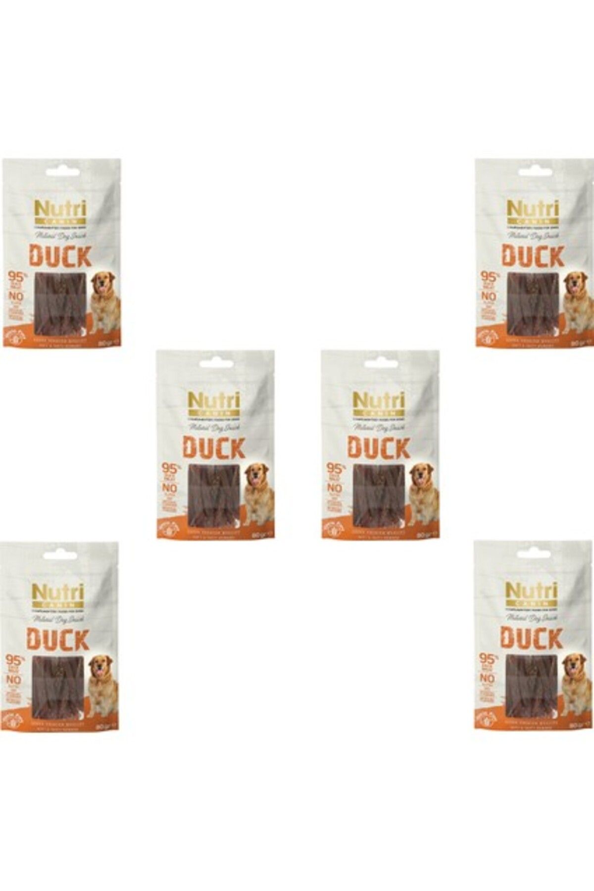 Orqinel Nutri Canin Ördek Etli Tahılsız Nutri Canin 80GR Köpek Ödülü 6ADET