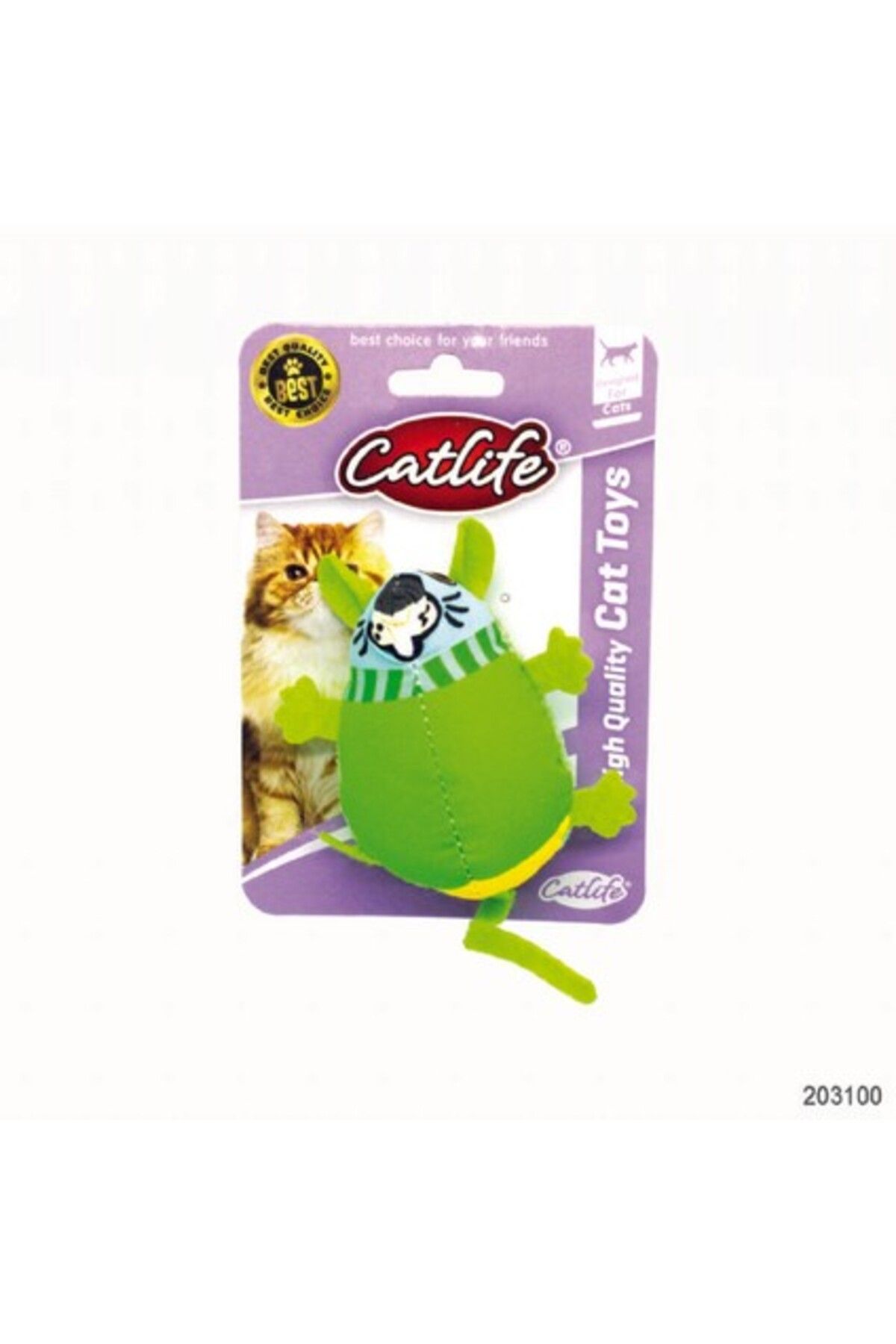 Orqinel Catlife Kediler Için Renkli Fare Oyuncak