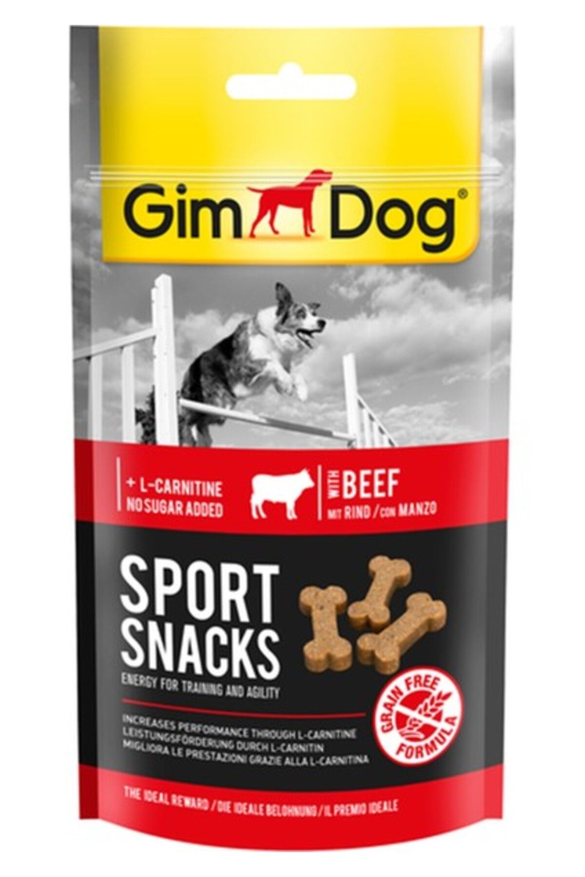 Orqinel Gimdog Sportsnacks Beef - Sığır Etli Ödül Tableti 60 gr