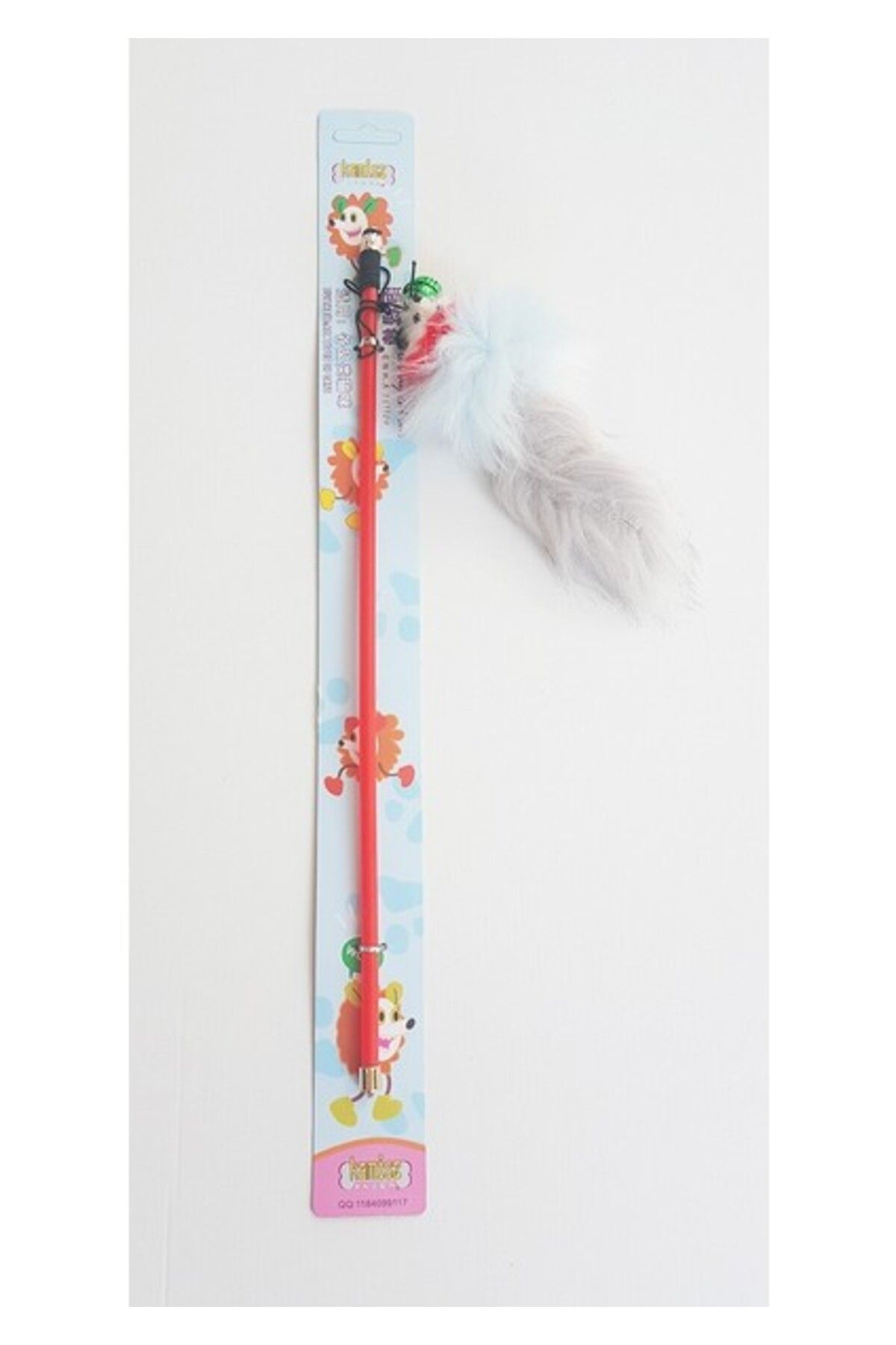 Orqinel Aixin Kedi Oltası Çıngıraklı Tüylü Fare 40 cm