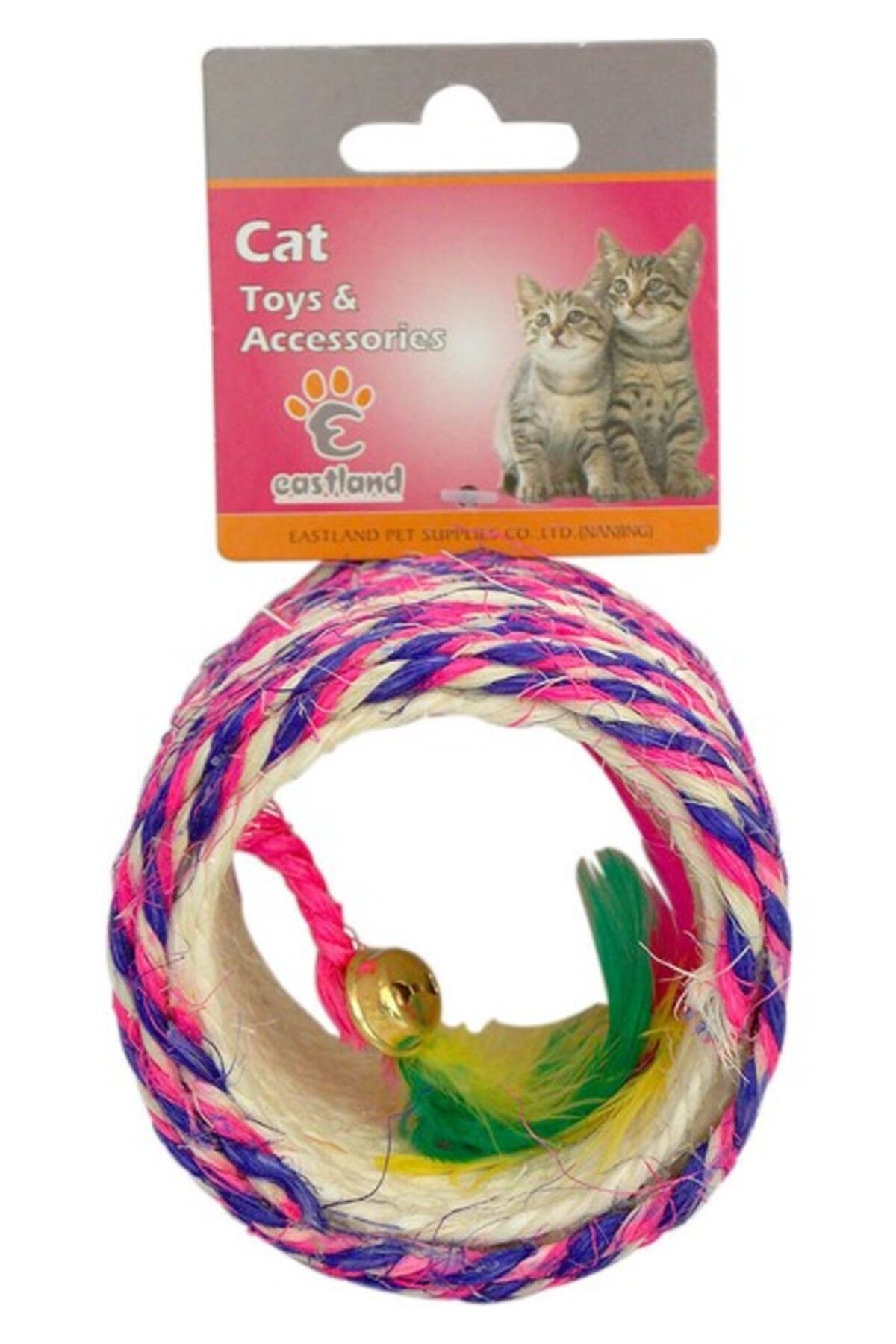 Orqinel Eastland İpli Kedi Oyuncak Silindir 6 Cm