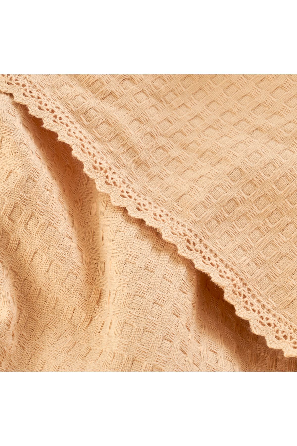 Bella Maison-Stormi Cotton Double Waffle Pike Beige (200X220 cm) 5