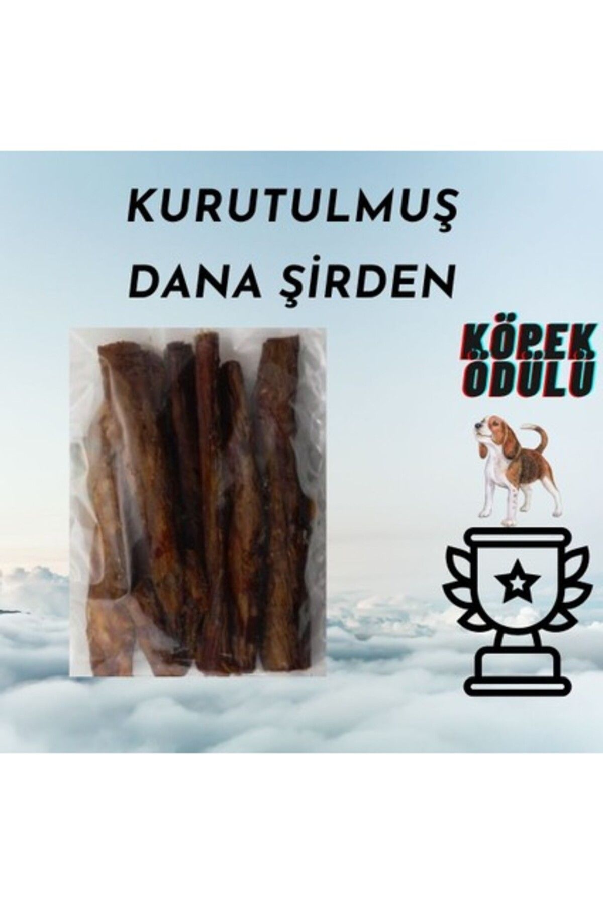 Orqinel Sevimli Pet Store Kurutulmuş Dana Şirden 150 gr