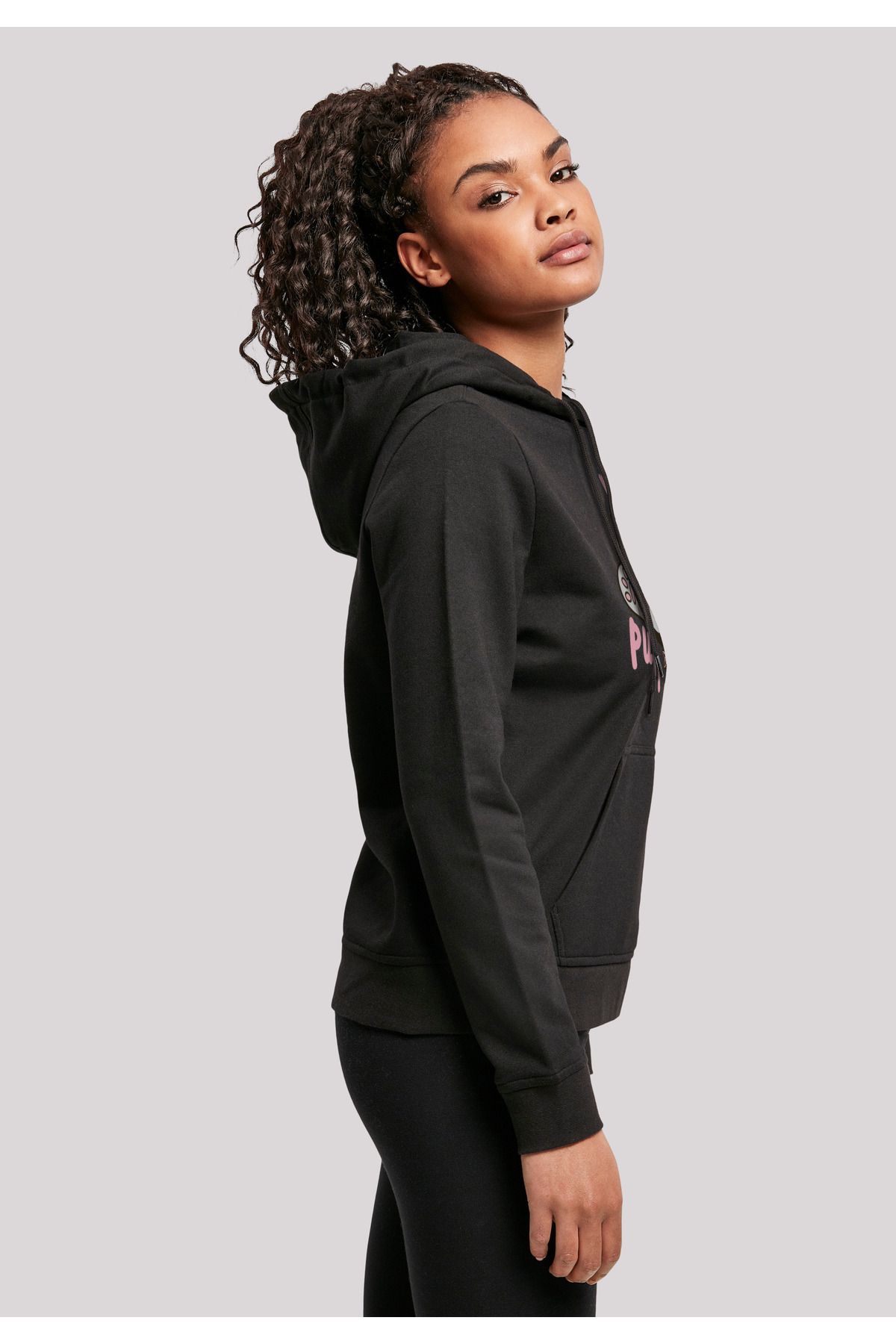 F4NT4STIC-Damen Big Bang Theory Soft Kitty Purr -BLK mit Ladies Basic Hoody 6