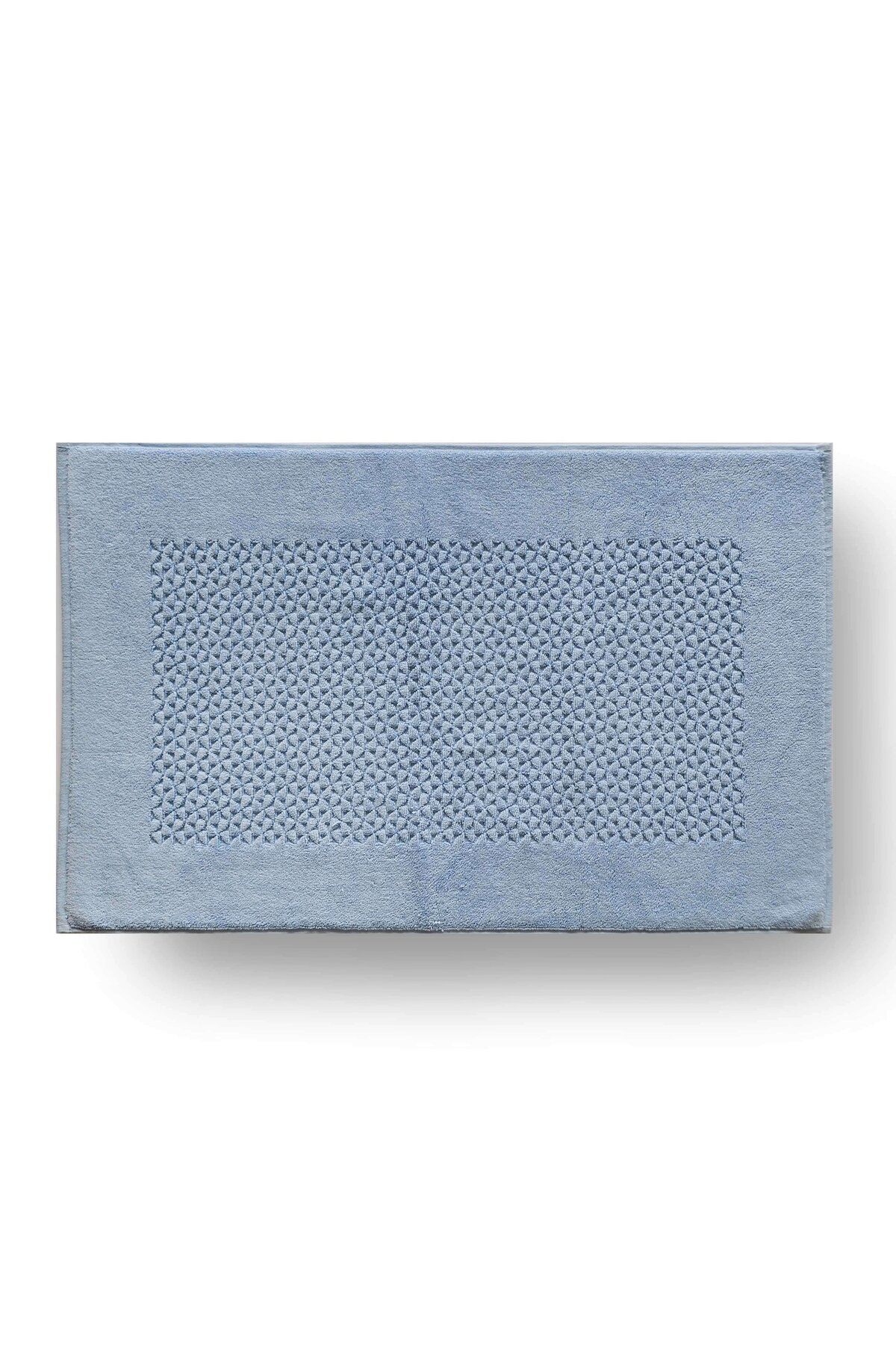 Alesta Home Pamuklu Mavi Ayak Havlusu 50x80 cm HVL075