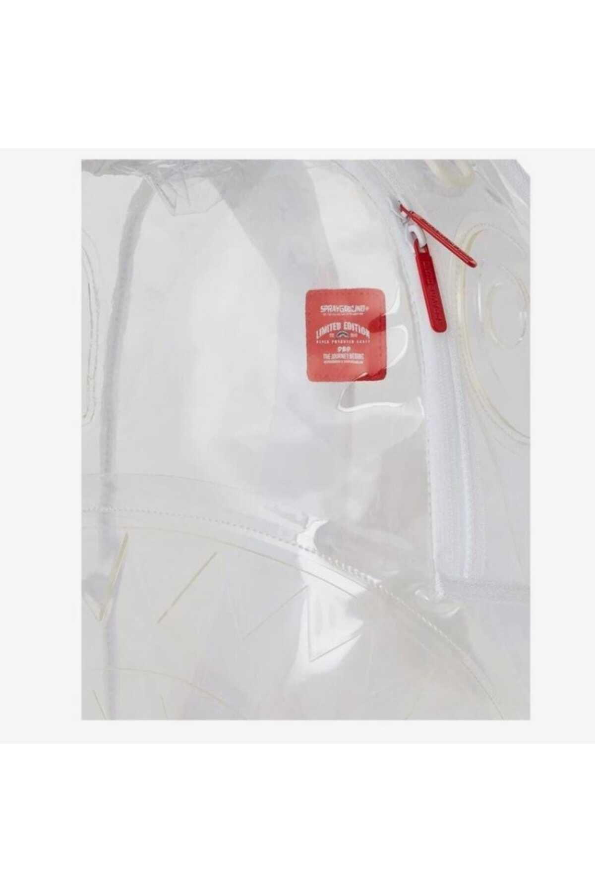 کوله پشتی سفید مردانه و زنانه کوسه را بدون DLXV پاک کنید Sprayground