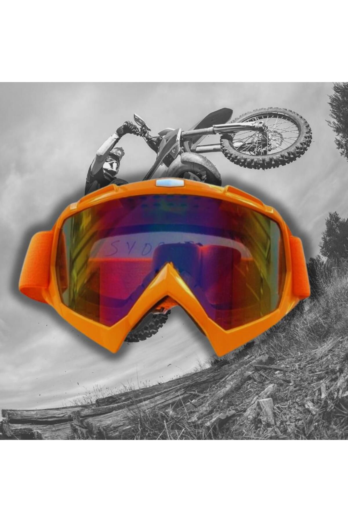 Vemar Goggle Motokros Gözlüğü - Turuncu