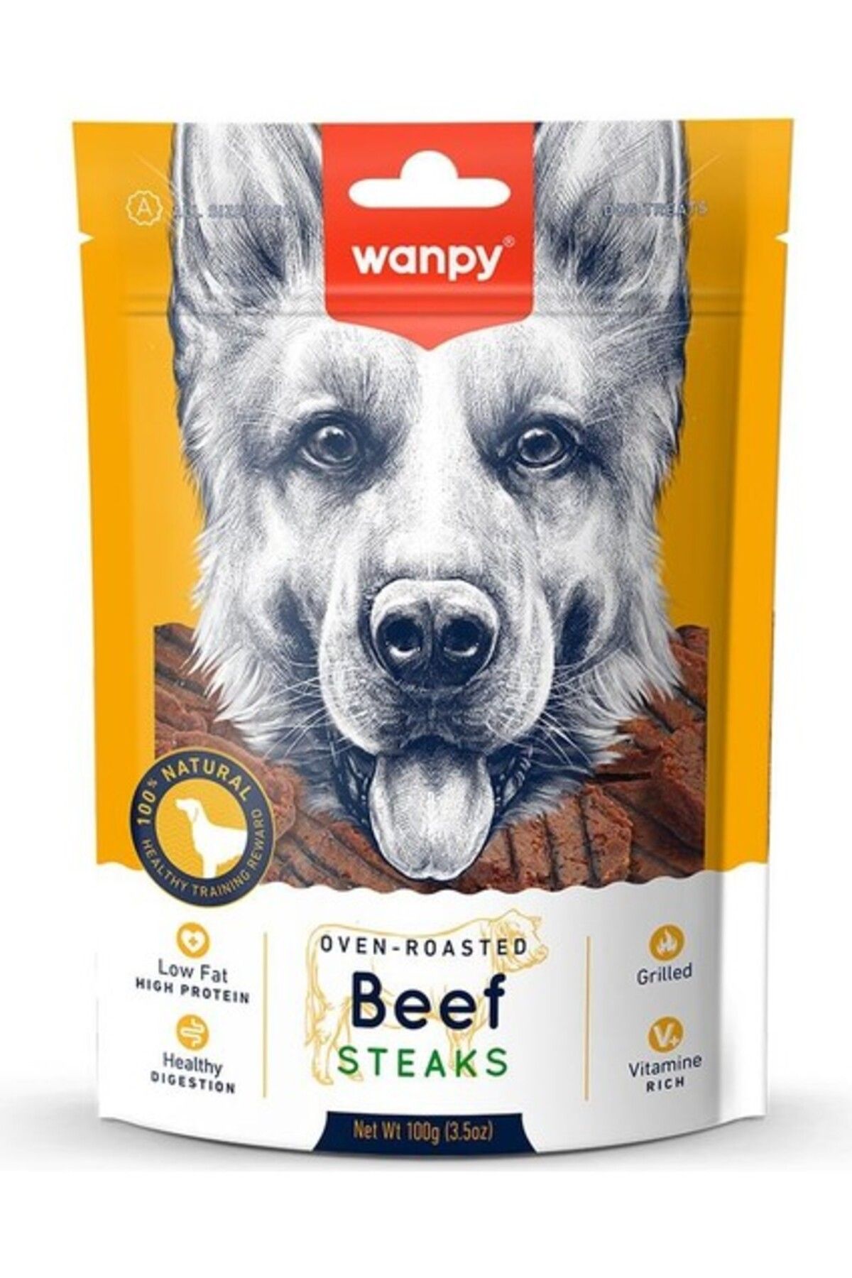 Orqinel Wanpy Izgara Dana Biftek Köpek Ödülü 100 gr
