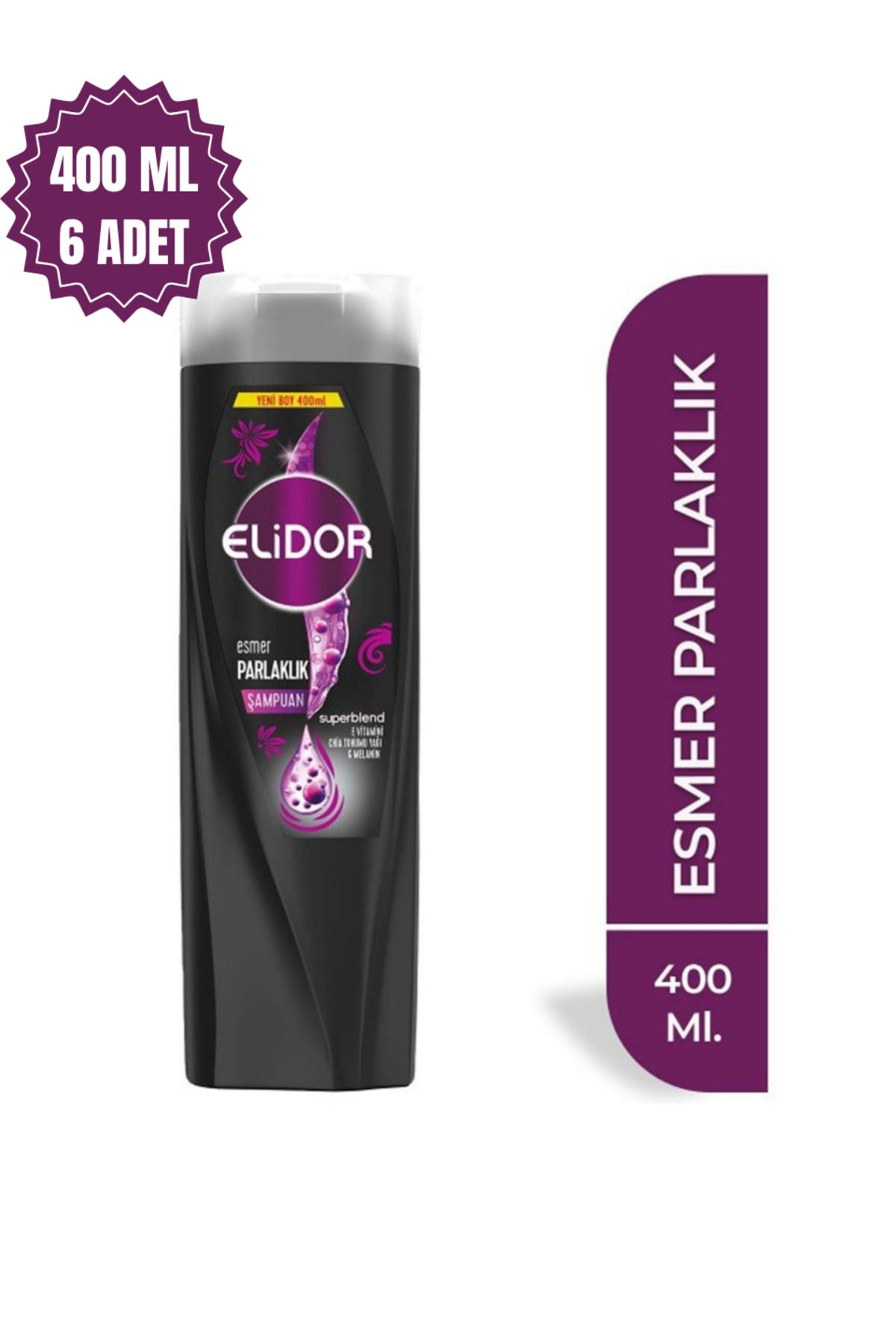 collazer Saç Bakım Şampuanı Esmer Parlaklık 400 ml 6 ADET