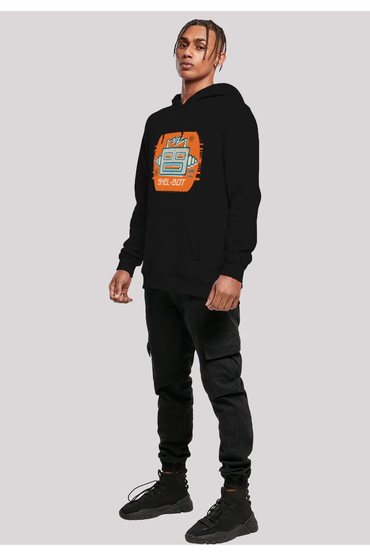 F4NT4STIC-Herren Big Bang Theory Shel-bot Icon And Big Bang Theory With Heavy Hoody 4