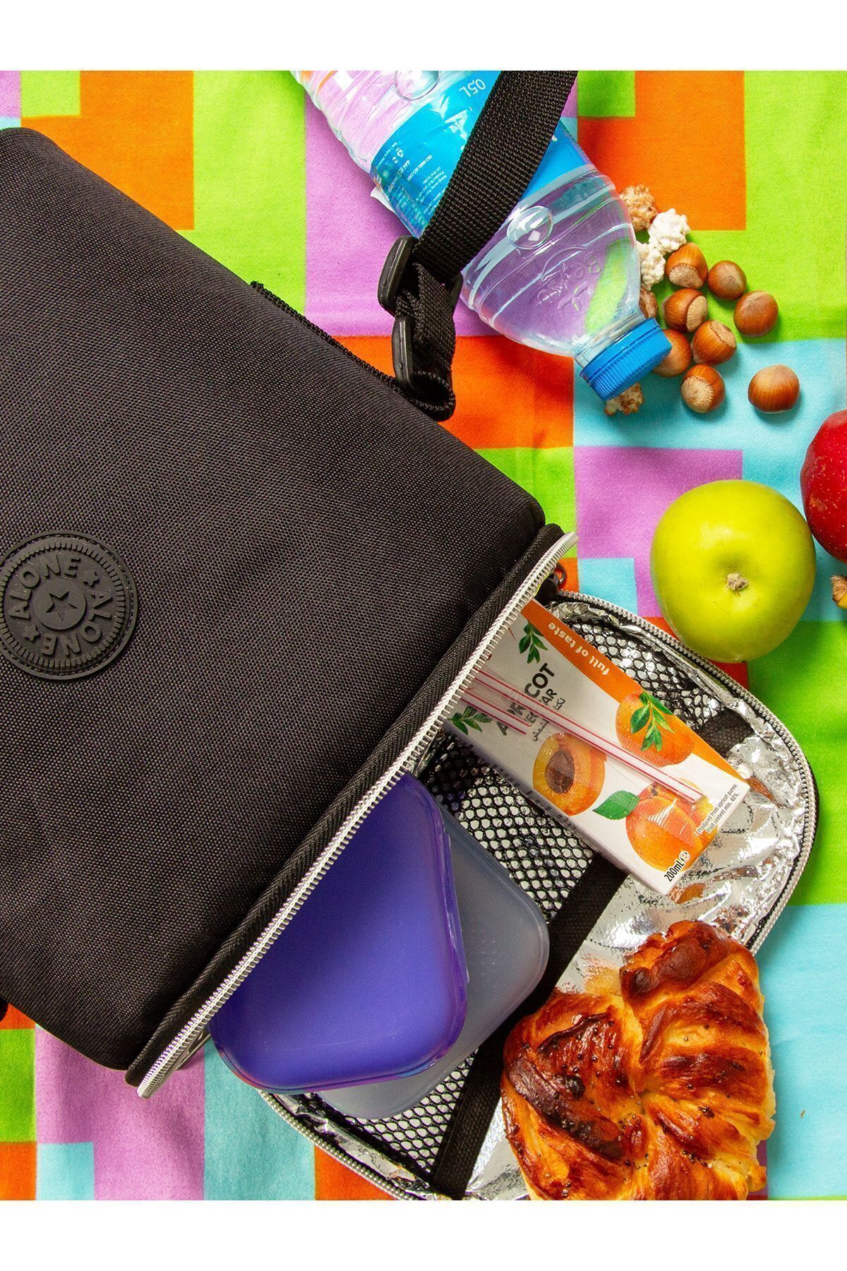 Alone Termal Yemek Çantası Ve Biberon Çantası 9311 Siyah Beslenme Çantası fotoğrafı 4 (önizleme)