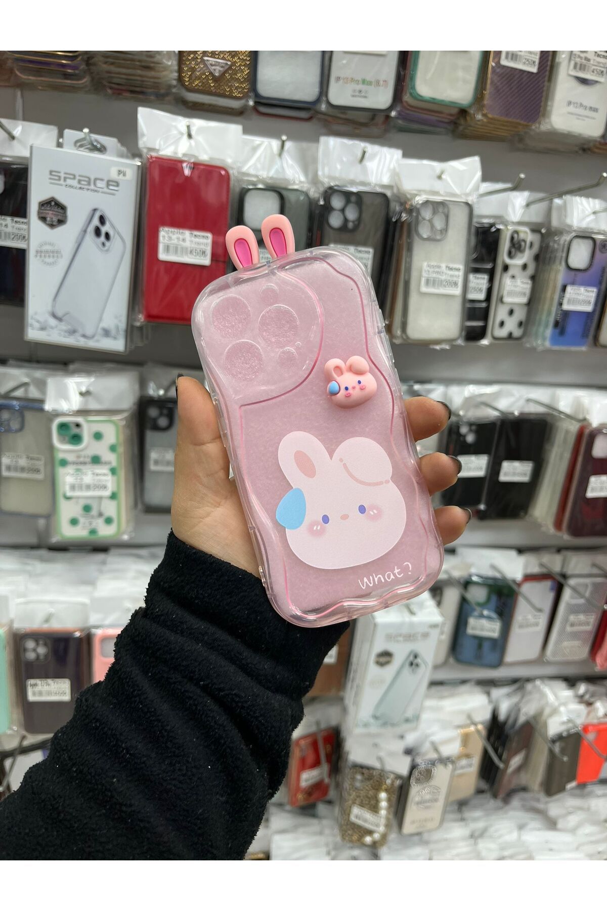 TECNOTREND Apple İphone 15 Pro 3d desenli kromi silikon kılıf