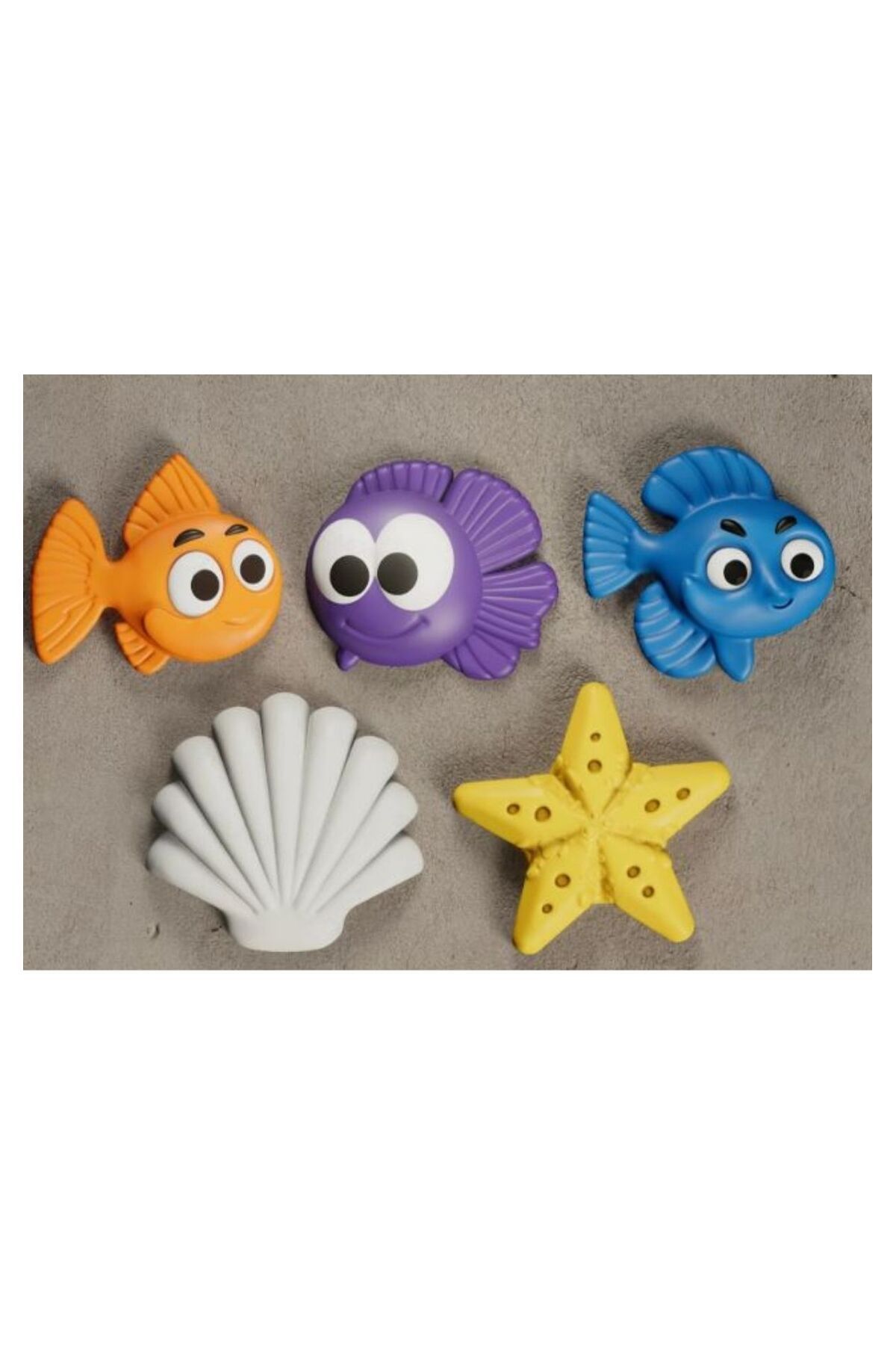 nana home art Sevimli Deniz Canlıları Magnet Seti – 5’li Okyanus Temalı Buzdolabı Süsü