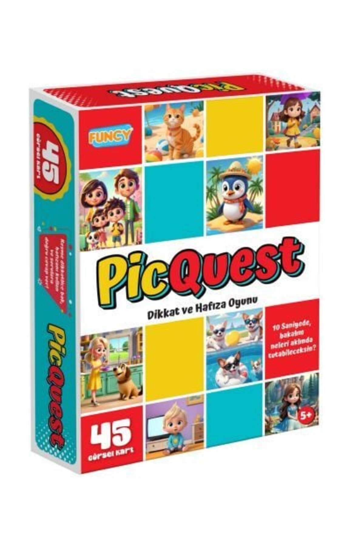 PARİLES Funcy Pisquest Dikkat Ve Hafıza Oyunu CG085 ANK