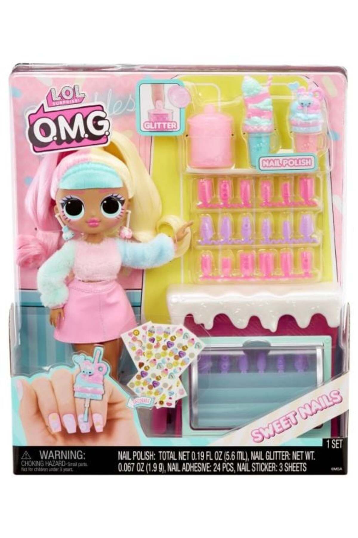 MATMEL Adore L.O.L. Surprise Sweet Nails OMG Candylicious Sprinkles Tatlı Dükkanı