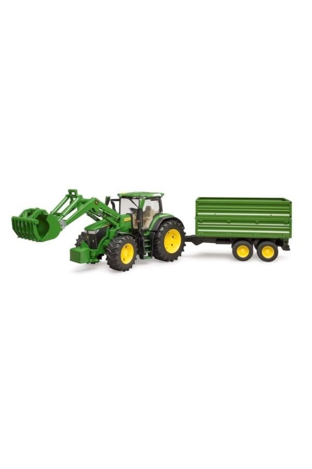 Bruder John Deere 7R 350 Kepçelı Traktör Ve Römork BR03155 ANK