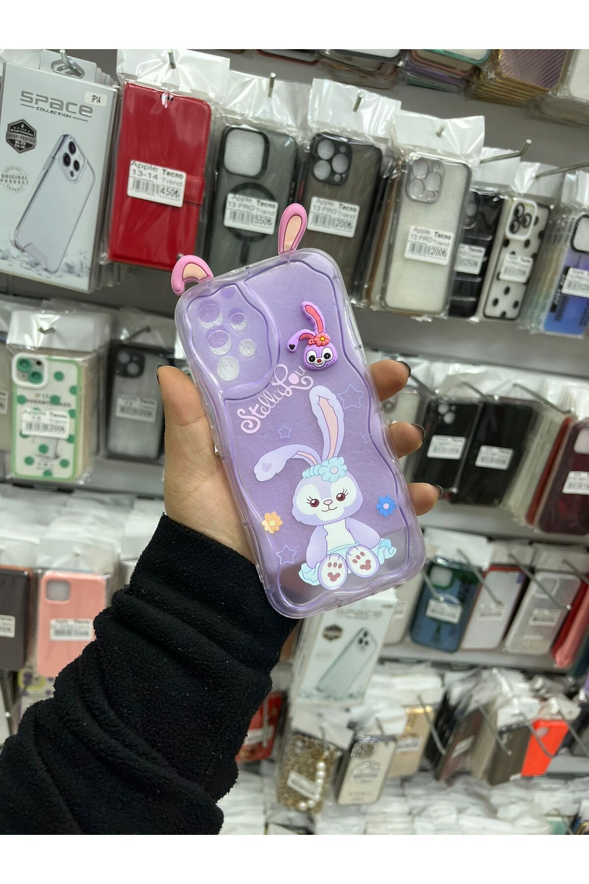 TECNOTREND Galaxy A32 4G 3d desenli kromi silikon kılıf